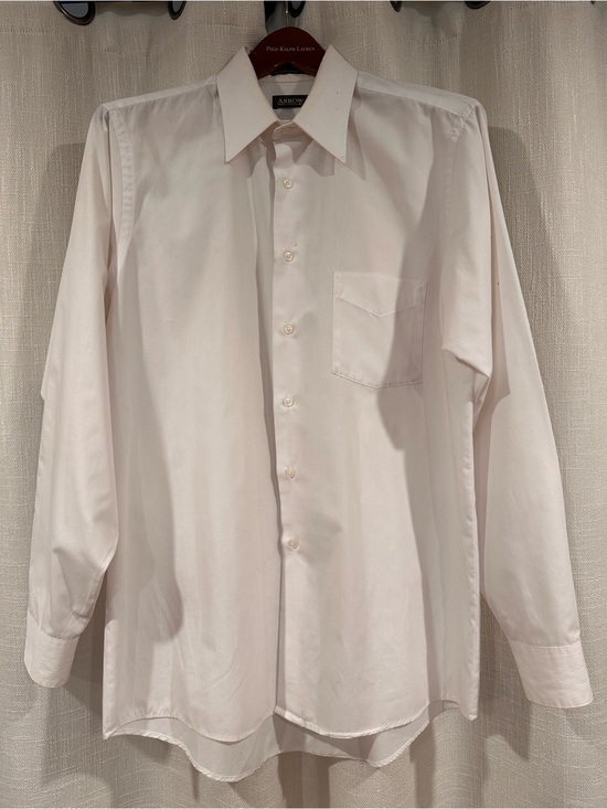 Arrow Other - Arrow Men's Long-Sleeve Dress Shirt - White